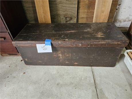 Antique Wood Tool Chest