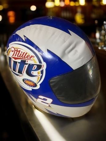 Miller Lite Inflatable Rusty Wallace NASCAR Beer Advertising Helmet