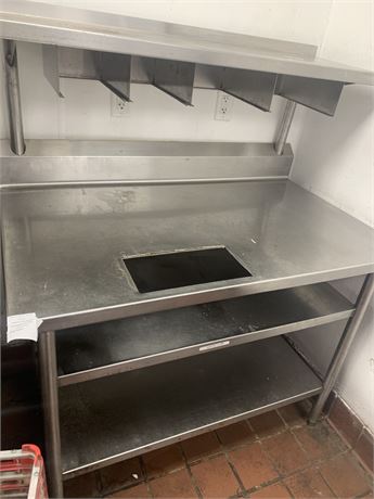 Commercial-Grade Stainless Steel Prep Table