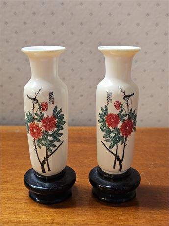 Small Asian Theme Single Rose Vases