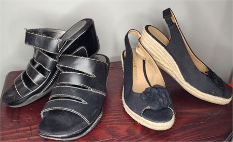 Womens Size 7 Sandals-Merona & Karen Scott-Like New