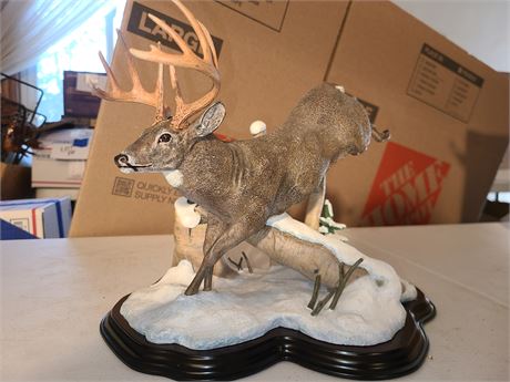 "Buck of a Lifetime" Sculpture by Danbury Mint