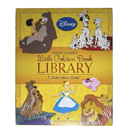 NEW Disney’s Little Golden Book Library, Set of 5