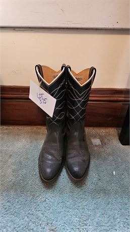 Shenandoah Leather Cowboy Boots Size 9D