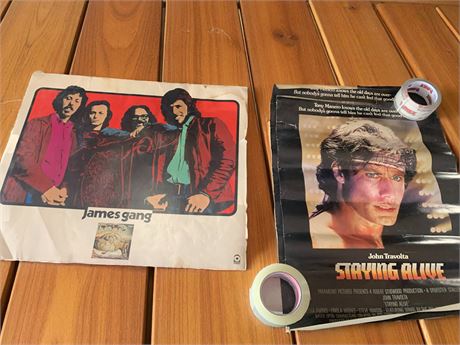 John Travolta Stayin Alive Movie Posters, James Gang Poster