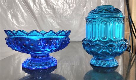 Blue Glass Bowls