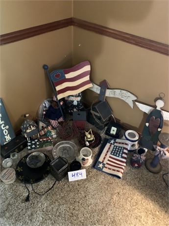 Americana Patriotic Home Decor Lot 2