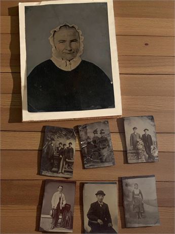 Antique Black & White Photo Lot