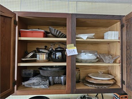 Cupboard Cleanout: Baking/Platters/Glass & More