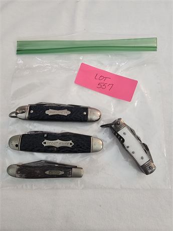 Pocket Knives:Colonial Forest Master/Scout Pocket Knife/Craftsman 9507 & More