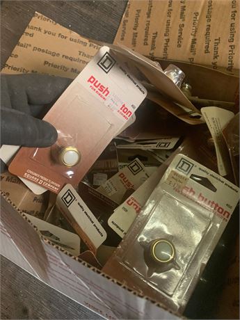 Square D Company Push Doorbell Button Lot