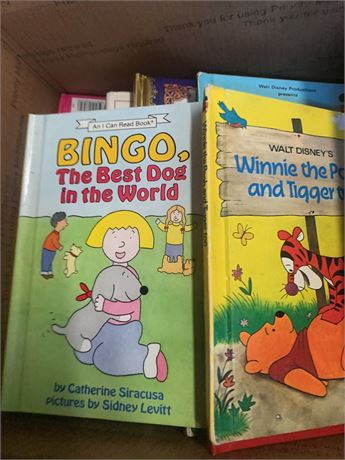 Vin Childrens Book Lot - Pluto/Mickey Mouse, Snow White, Winnie the Pooh & More