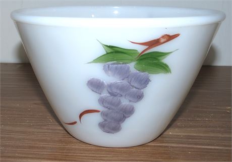 Fire King Hand Painted Bowl