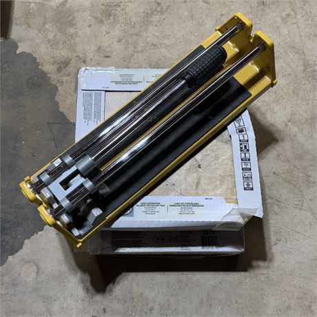 QEP Ceramic Tile Cutter 14"L + New Boxes of 12" Tile