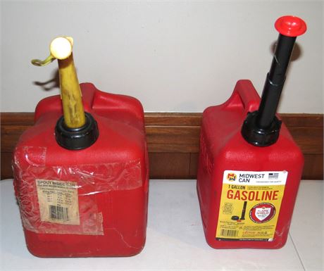 2 Gal & 1 Gal Gas Cans