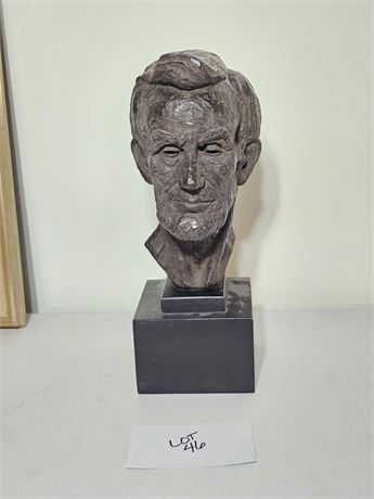 President Lincoln Alva Museum Bust 1955 Lee Cherne