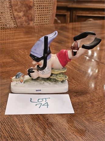 Goebel Co-Boy "Gerd The Diver" Gnome Figurine
