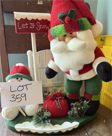 Large Christmas Santa Decor