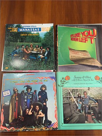 Albums Manassas, Its Like You Never Left, Country Joe And The Fish, Sonny & Cher