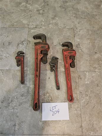 Ridgid 18",14",8" Pipe Wrenches