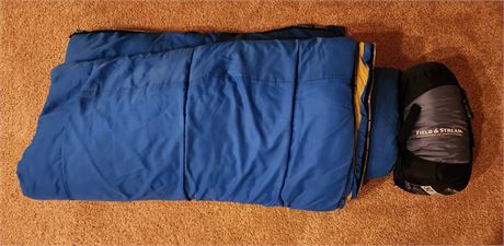 Sleeping Bags, one is Field & Stream