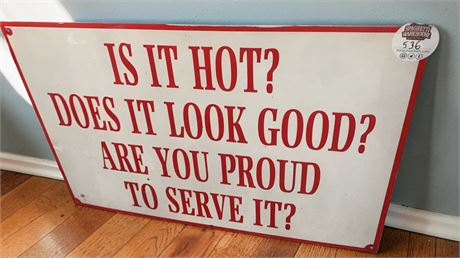 Restaurant Signage  - Does It Look Hot? Does It Look Good?