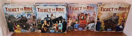 Ticket To Ride Game Lot