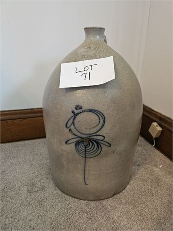 Antique 5 Gallon Bee Sting "Stinger" Salt Glass Jug