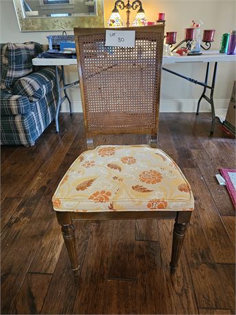 Ethan Allen Wood & Caneback Chair