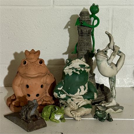 Mixed Frog Lot with Terracotta and More