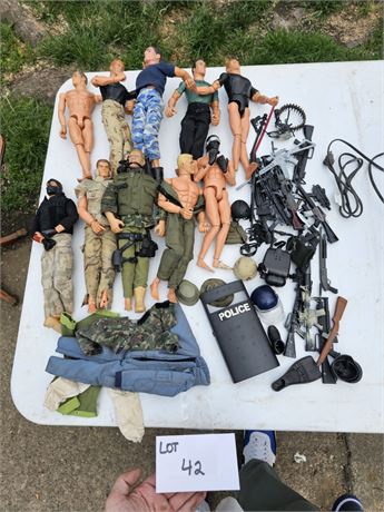 Mixed G.I Joes 1980's & 90's Action Figures