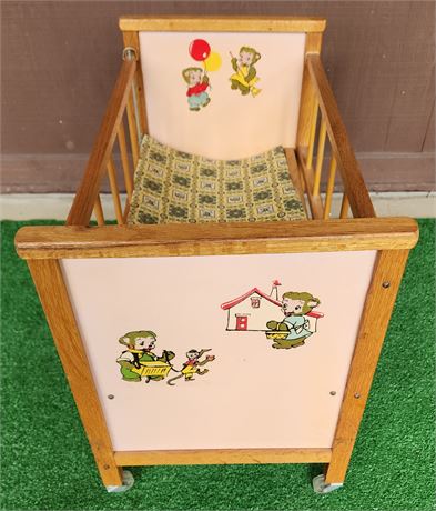 Vintage Doll Crib