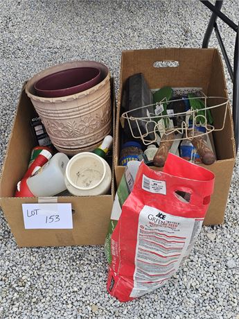 Mixed Garden Supplies / Chemicals / Trimmers & More