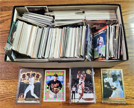 Box of Sports Cards