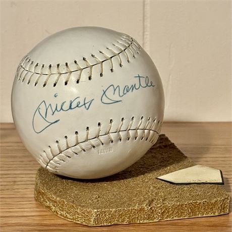 Mickey Mantle AUTOGRAPHED Softball