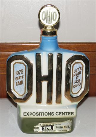 Ohio Expositions Center Jim Beam Decanter
