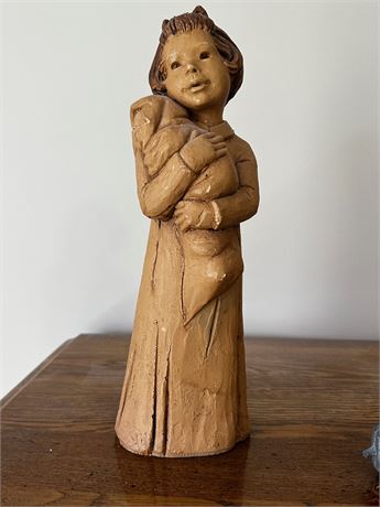 Lee Bortin Sculpture, Woman Holding Baby