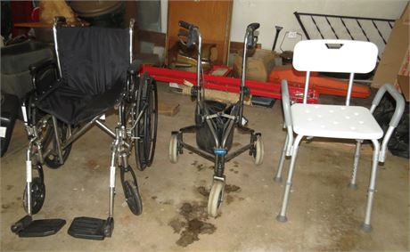 Wheel Chair, Walker, Shower Chair