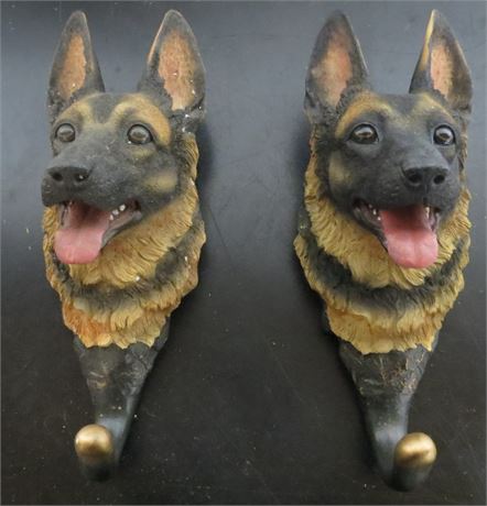 German Shepard Coat Hooks