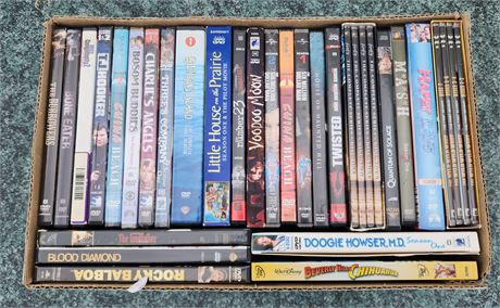 Box Of Assorted DVD's