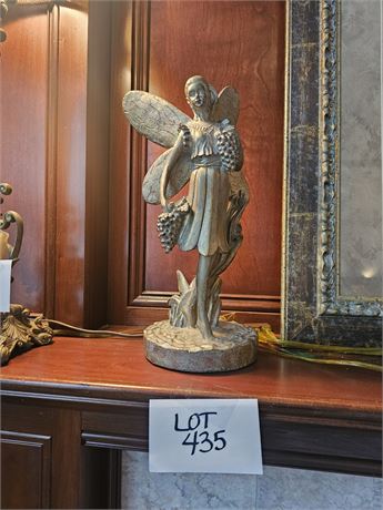 Decorative Harvest Fairy Figure / Statue with Gold Brush Finish