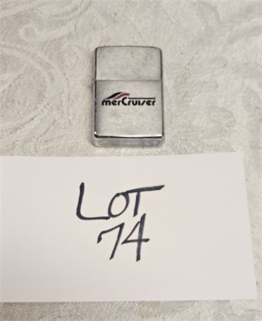 Vintage Zippo Featuring Mer Cruiser Logo