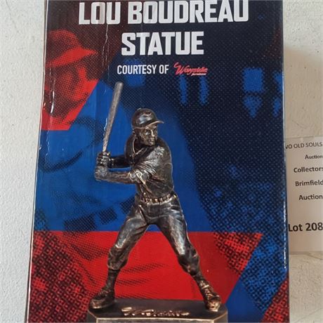 Cleveland Indians Lou Boudreau Statue Stadium Giveaway For Hall of Fame