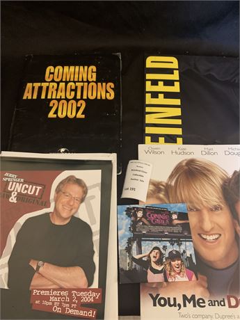 Promo Lot - 2002 Coming Attractions, You, Me and Dupree Jerry Springer & More