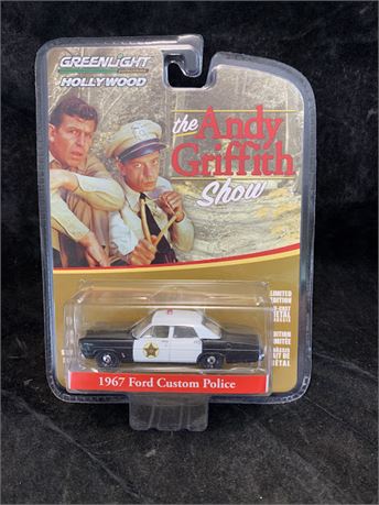 Greenlight Hollywood The Andy Griffith Show 1967 Custom Ford Die Cast Police Car