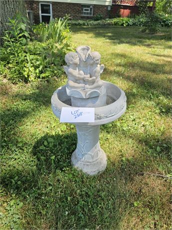 1997 Concrete Fountain Sculpture No Pump