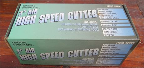 Central Pneumatic 3" Air High Speed Cutter