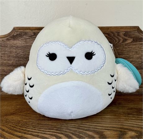 New Squishmallows Hedwig Owl Harry Potter 8" Plush Snowy Owl