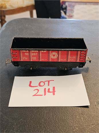 Marx O Gauge Seaboard 91257 Tin Lithograph Gondola Car