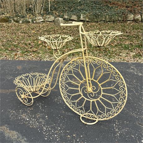 Metal Bicycle Decorative Outdoor Plant/Flower Pot Holder